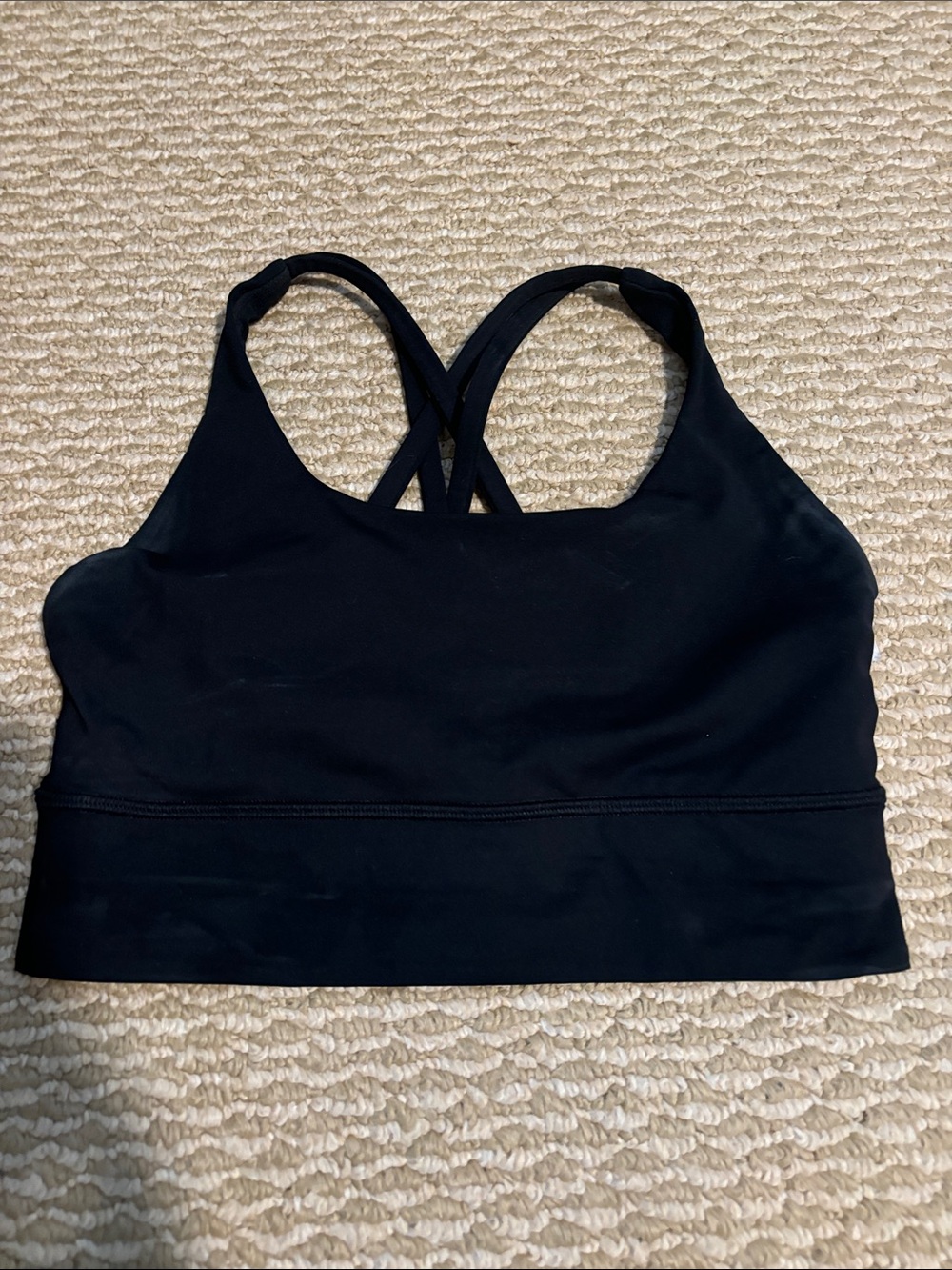 lululemon athletica long line energy bra Black 6